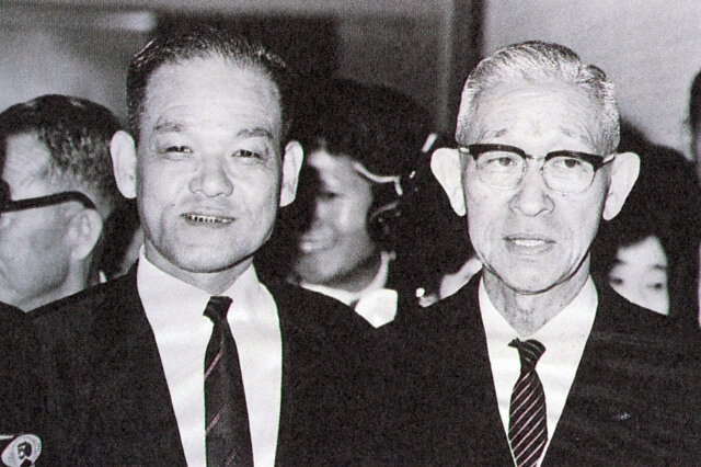 松下幸之助氏と創業者